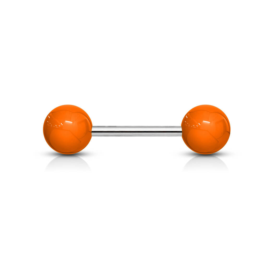 Barbell Acryl Einfarbig Kugel