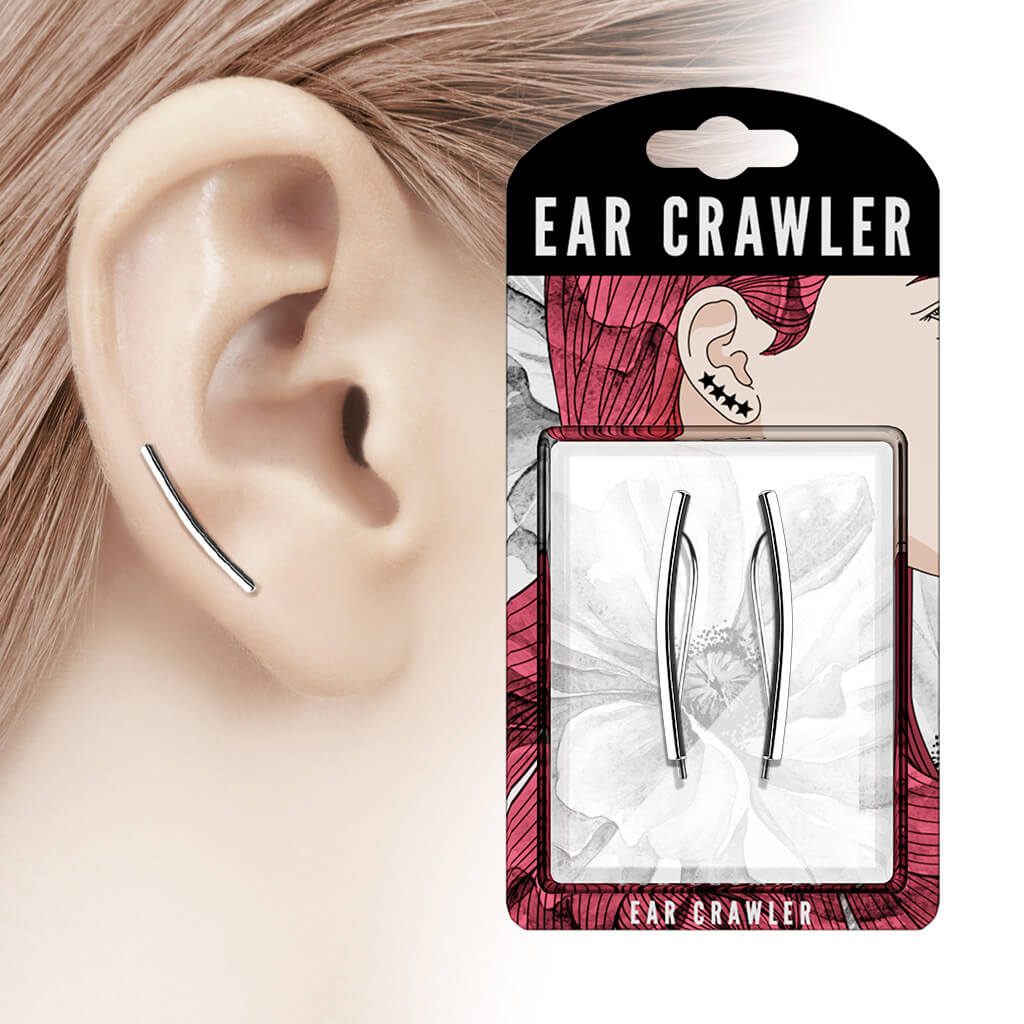 Ear crawler zaokrąglony pasek