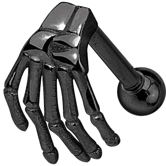 Augenbrauenpiercing Hand