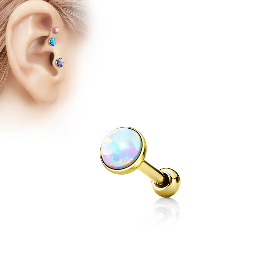Barbell Opal Rund Flach