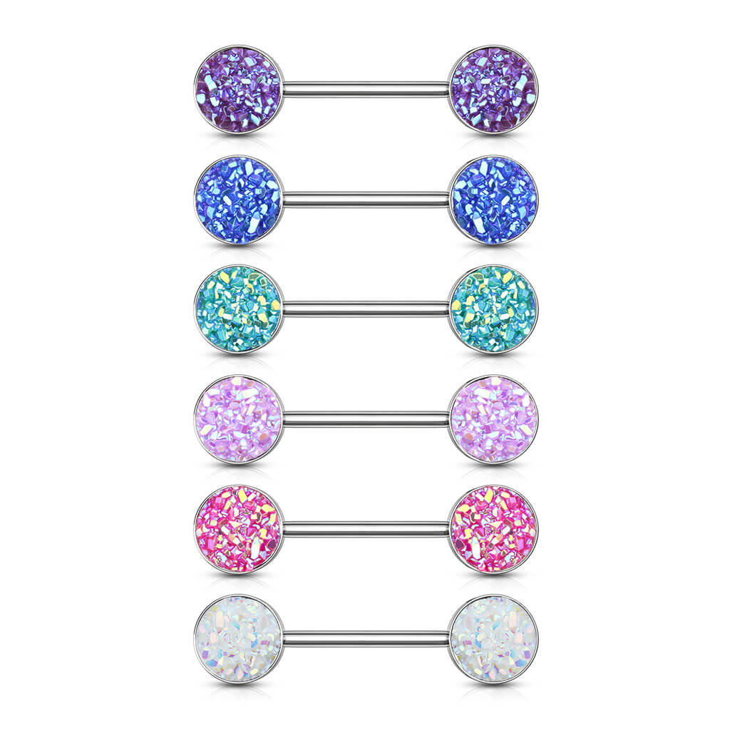Piercing Capezzolo Pietra sintetica brillante