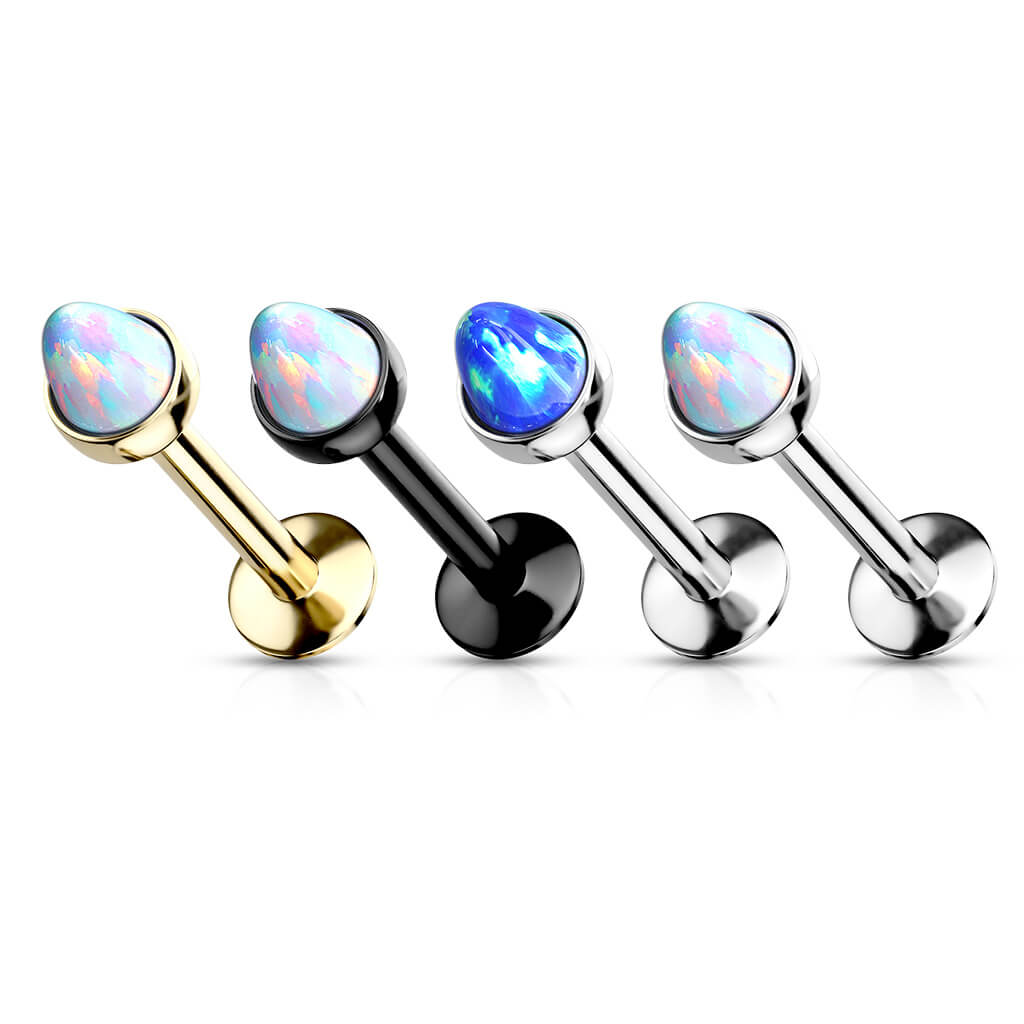 Labret Opal cup setting Internally Threaded