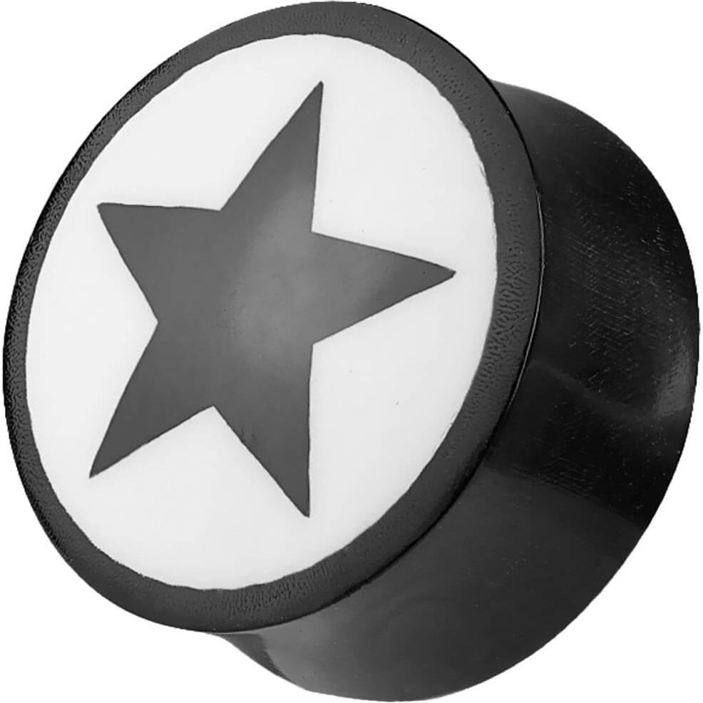 Plug Cuerno Búfalo con Estrella