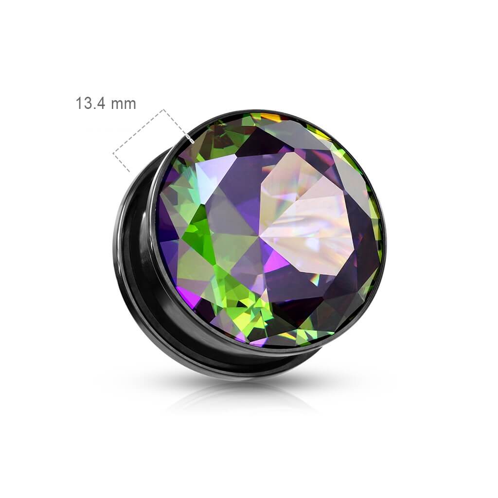 Plug Zircone Nero Filettatura Interna