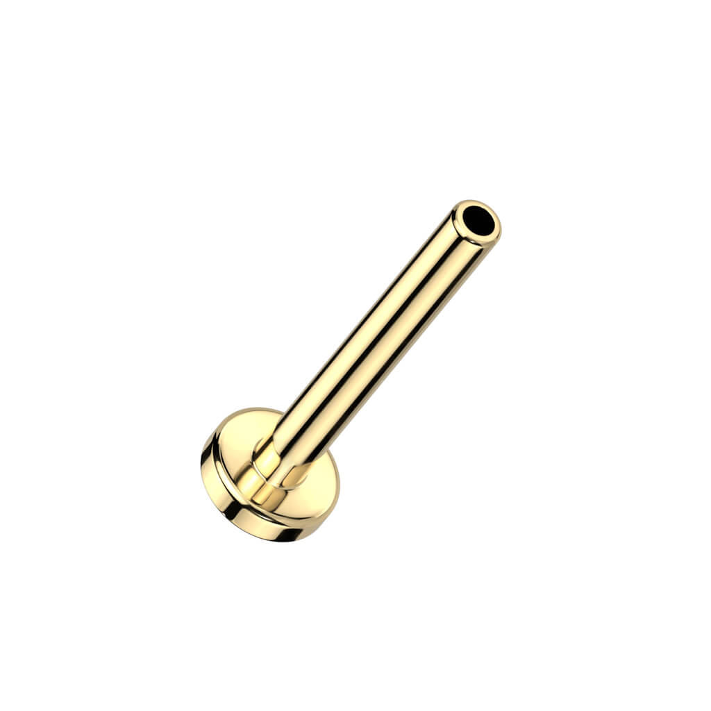 Pręcik labret z płaską podstawą 2.5mm push-in