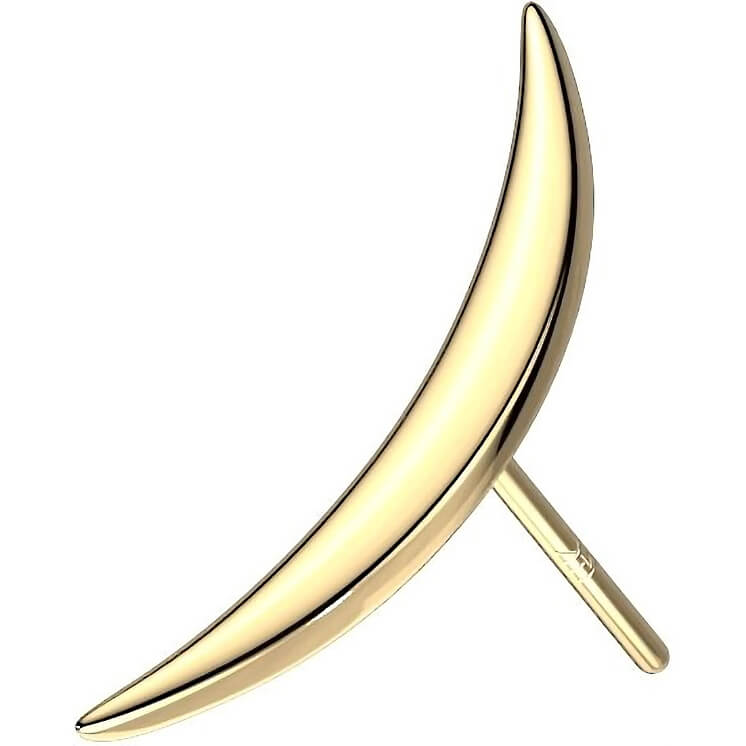Oro 14 kt Superiore a Luna Push-In