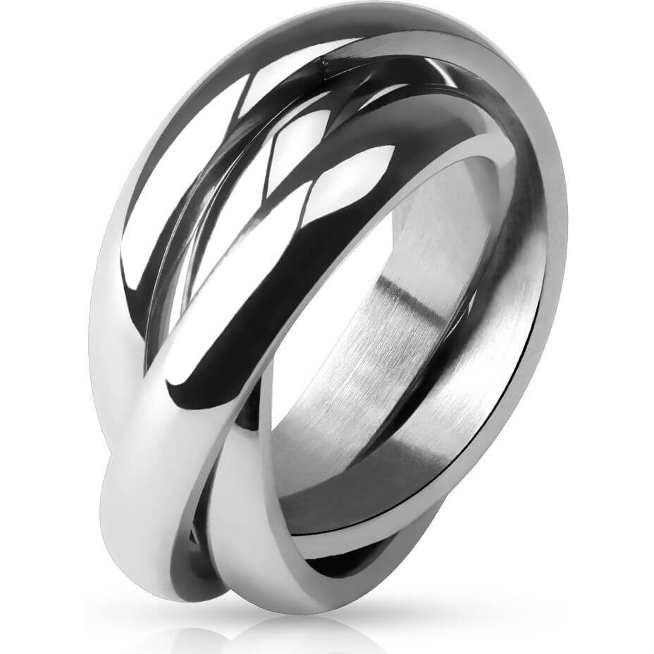 Triple trenzado Plata