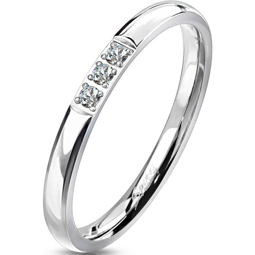 Plata con 3 circonitas