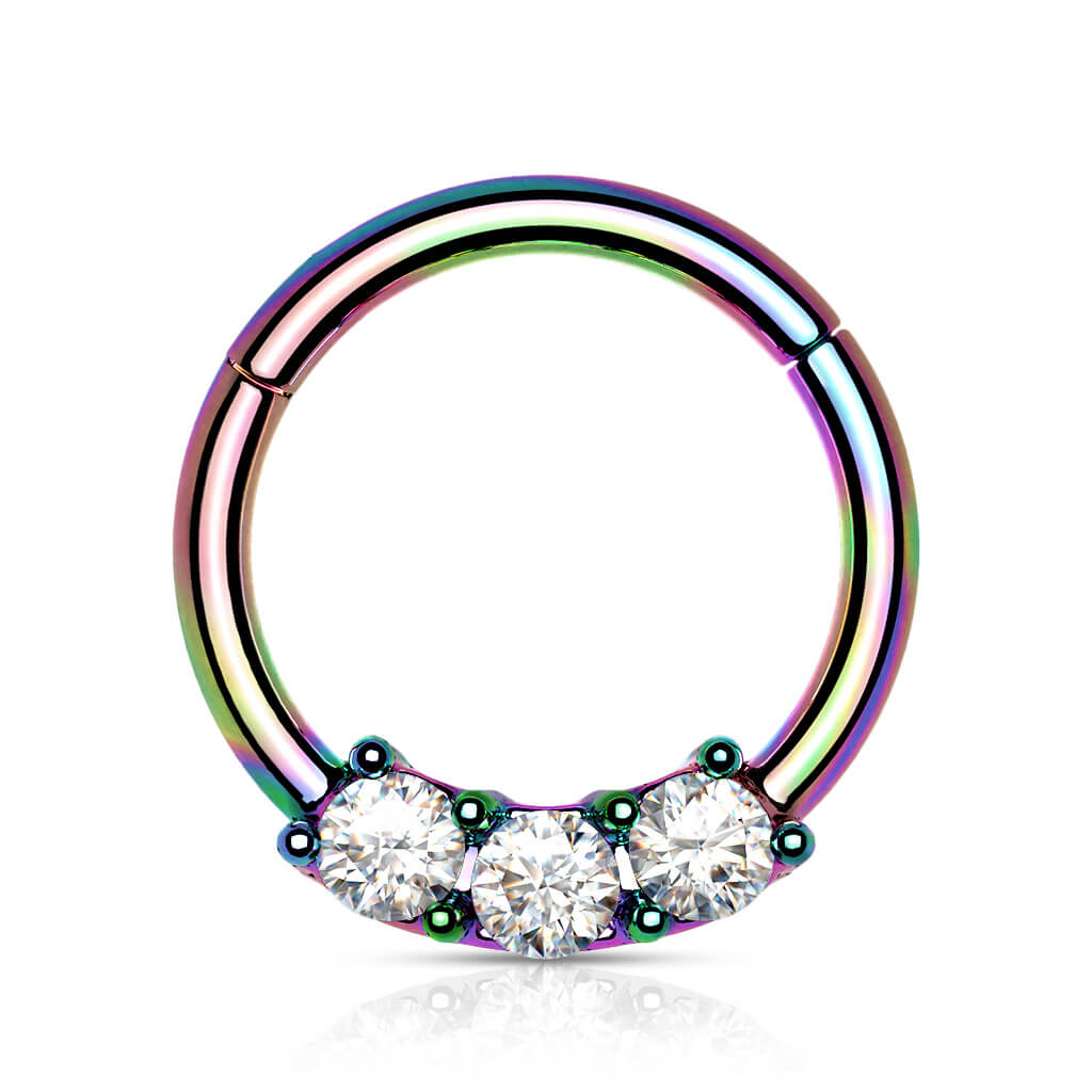Ring 3 Zirkonia Clicker