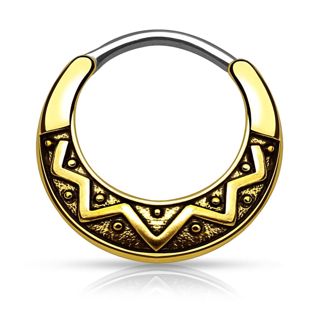 Piercing Septum Clicker tribale Clicker