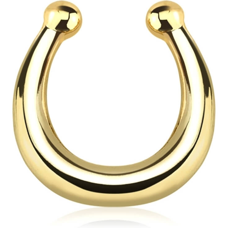 Fake Nasenpiercing Septum Biegbar