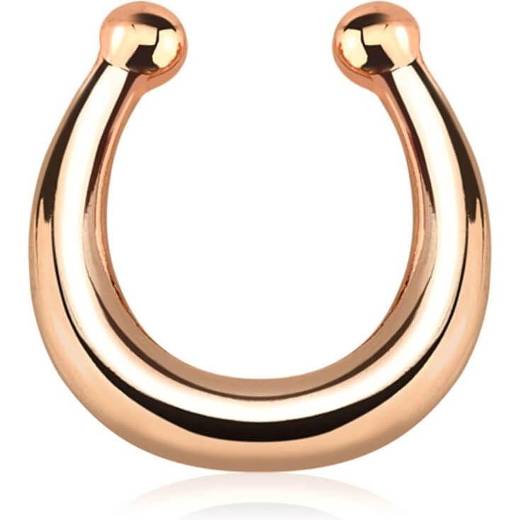 Fake Nasenpiercing Septum Biegbar