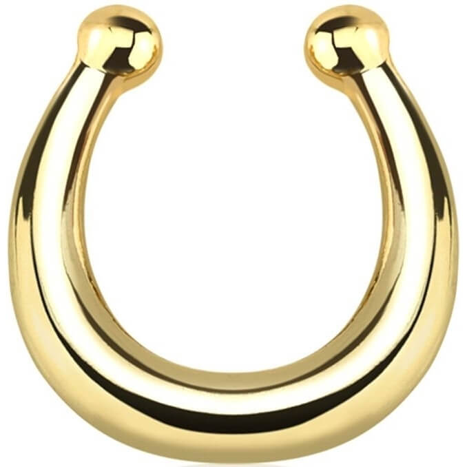 Fake Nasenpiercing Septum Biegbar