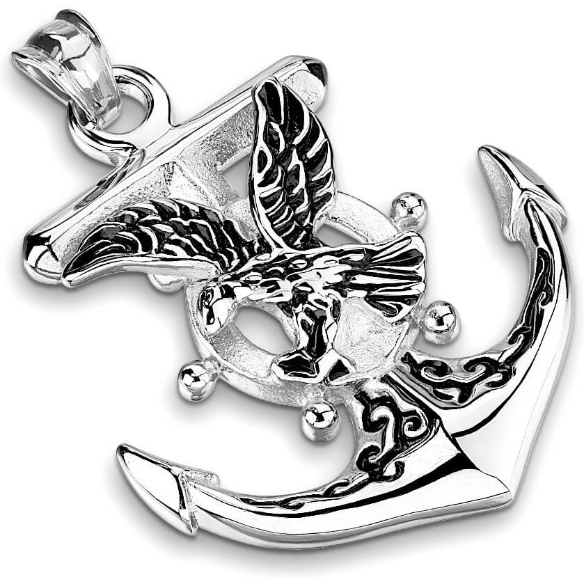Àncora e aquila argento