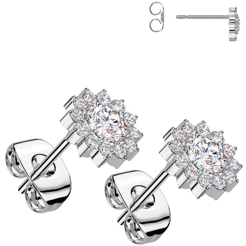 Titanium flower zirconia