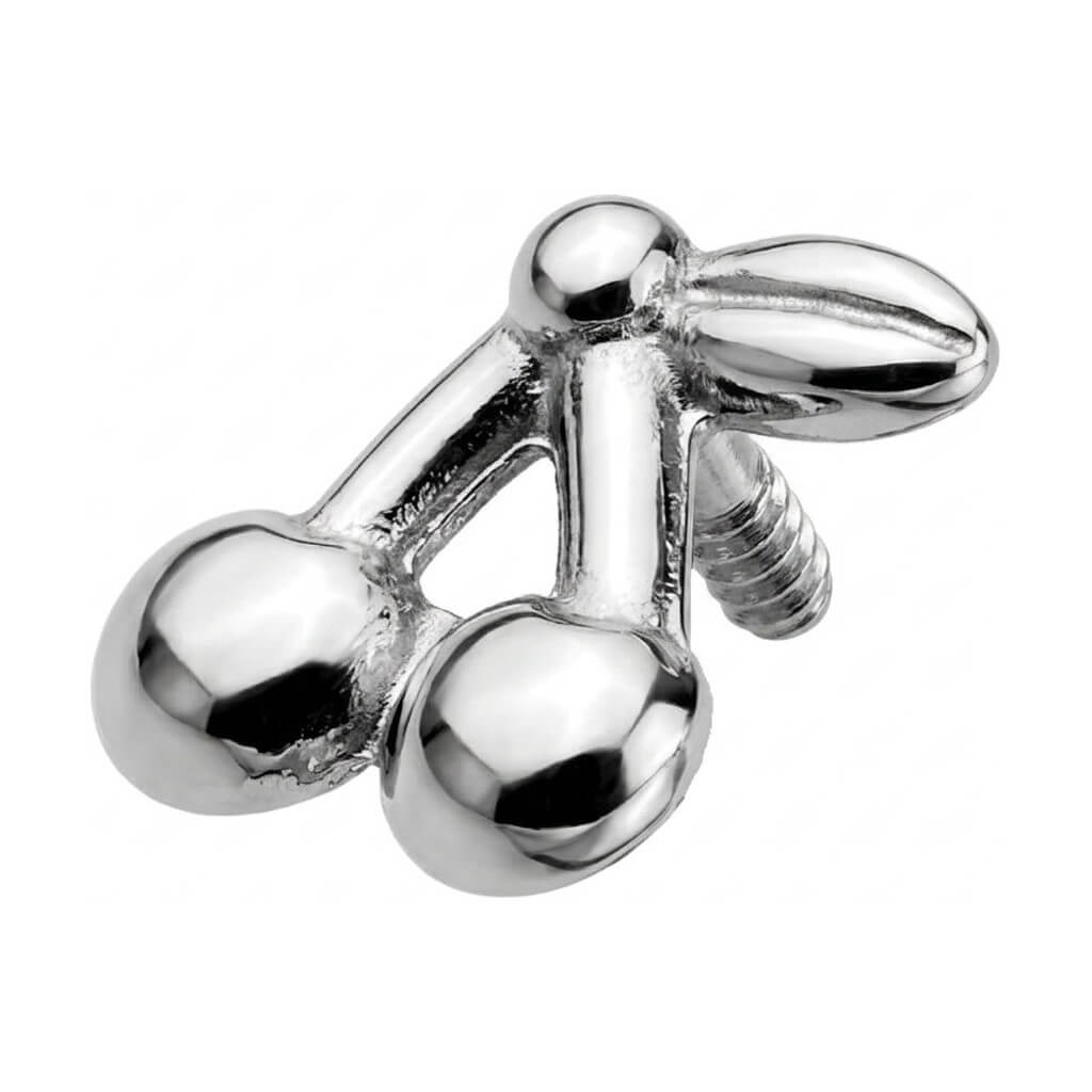 Titanium Top Double Cherry And Leaf Internally Threaded