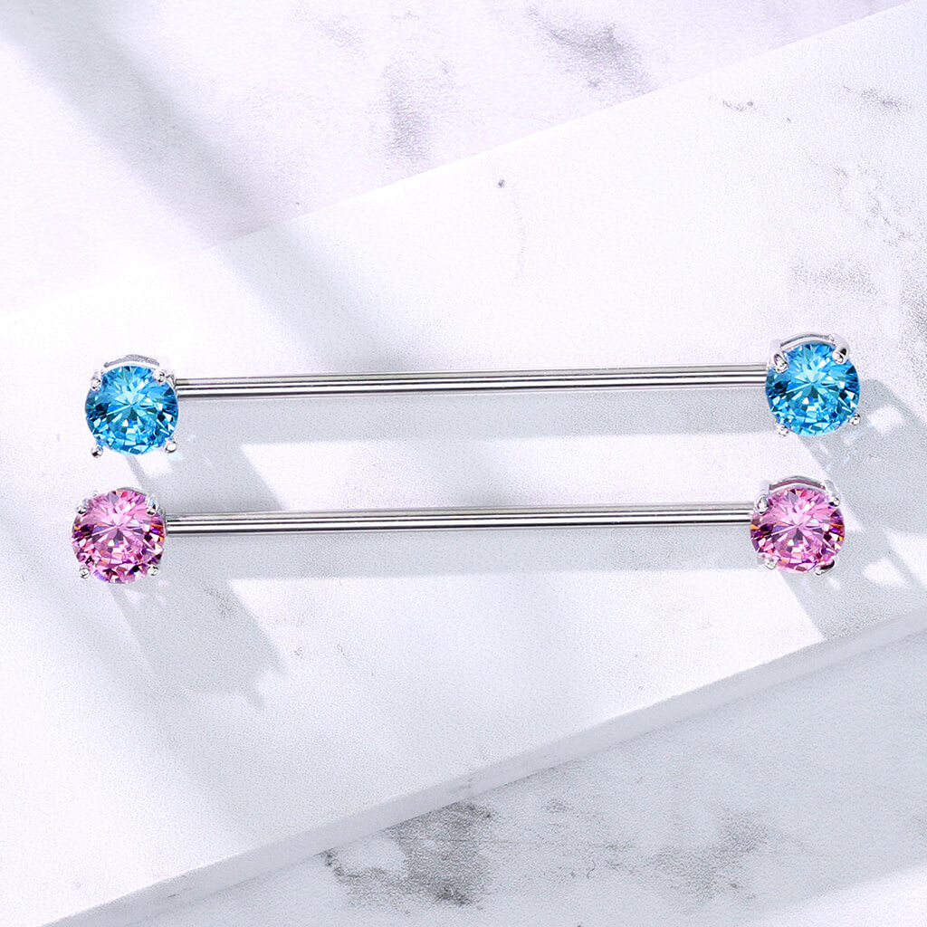 Industrial Barbell Zirconia Round