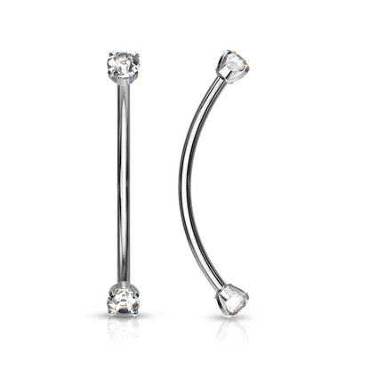 Curved Barbell Zirkonia