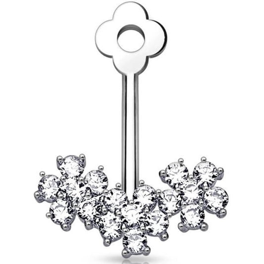 Accessori Fiori d´argento e zirconi