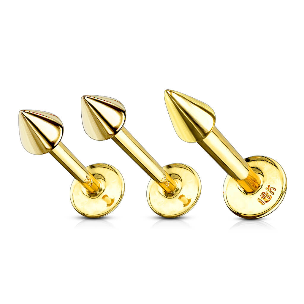 Oro 14kt Pincho Labret