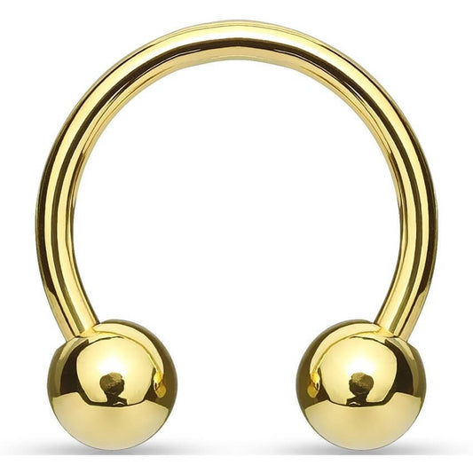 Horseshoe Ball Gold