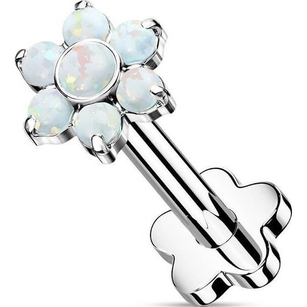 Titan Labret Blumen Opal Blumen Base Push-In