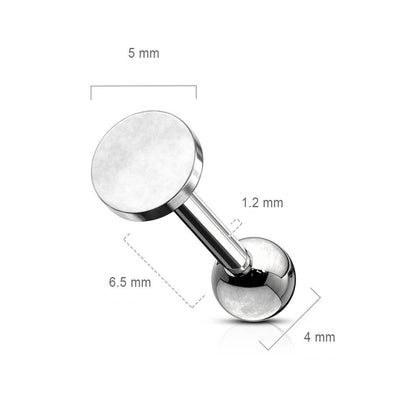 Barbell Round Flat