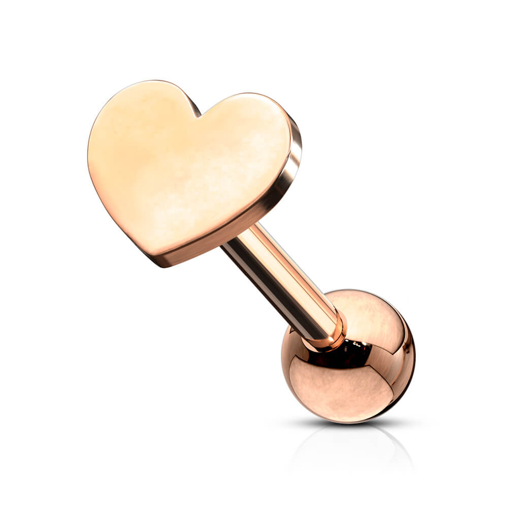 Barbell Heart Flat