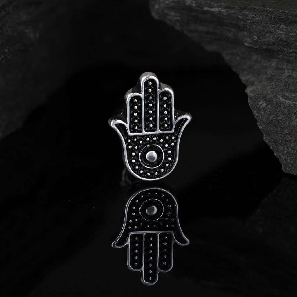 Barbell Hamsa Plata