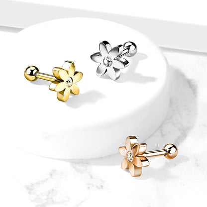 Barbell Flower Zirconia