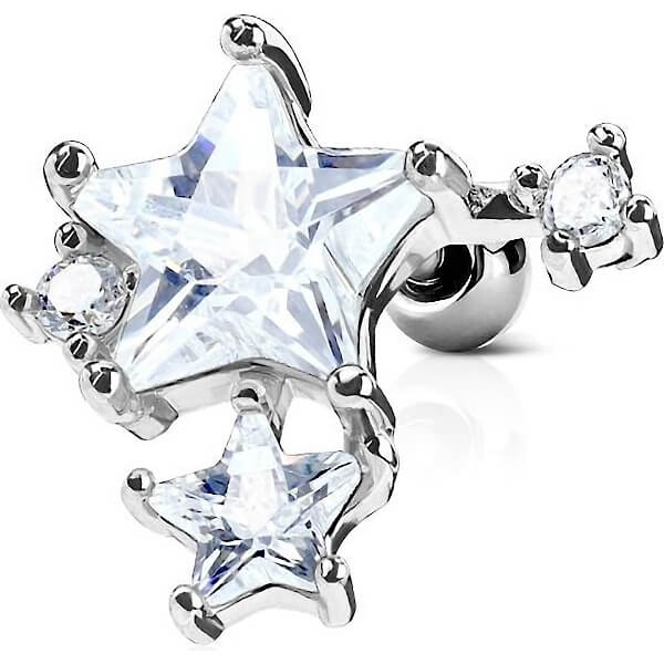 Barbell Star Zirconia