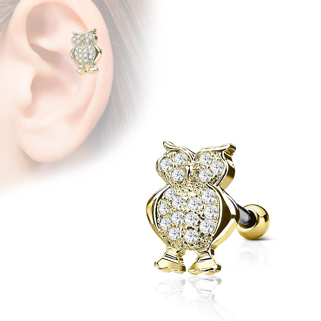 Barbell Owl Zirconia