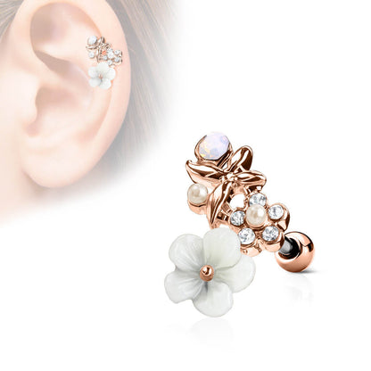 Barbell Flowers Zirconia