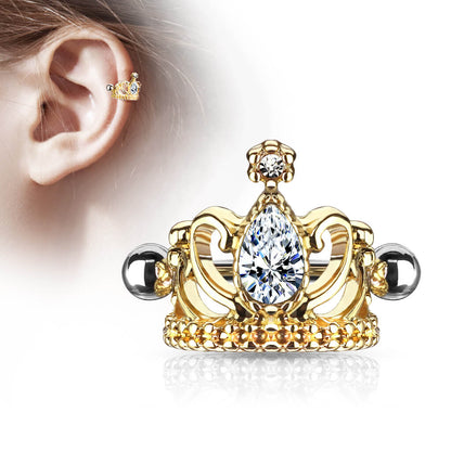 Earcuff Krone Zirkonia