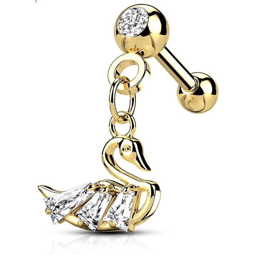 Barbell Cisne colgante Circonita