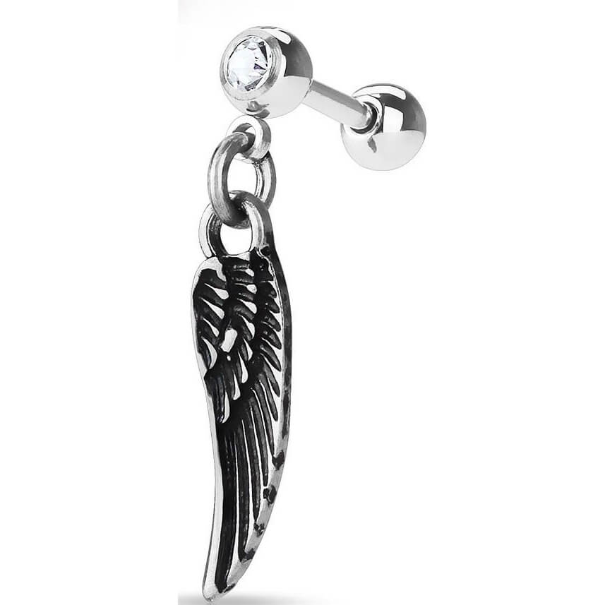 Barbell Wing dangle Zirconia