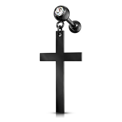 Barbell Cross dangle Zirconia