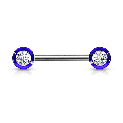 Piercing Capezzolo Sfere di zirconi