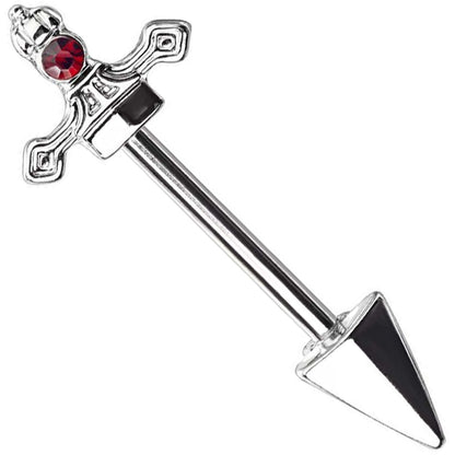 Nipple Piercing Sword Zirconia