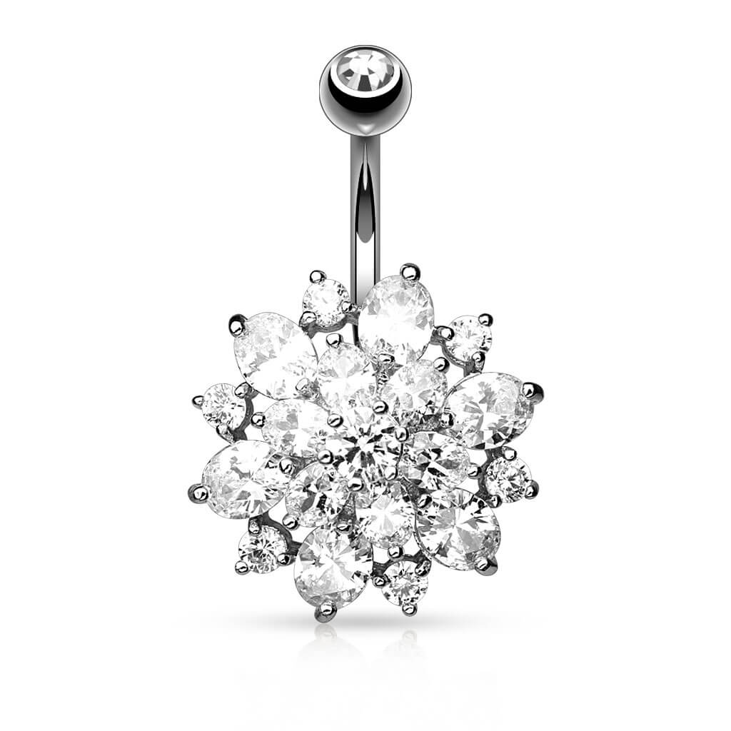 Belly Button Piercing Dahlia Zirconia