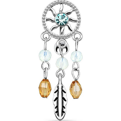 Belly Button Piercing Dream Catcher Zirconia