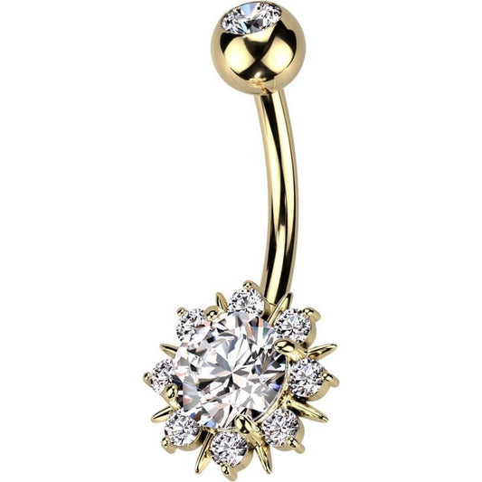 Belly Button Piercing Star Zirconia