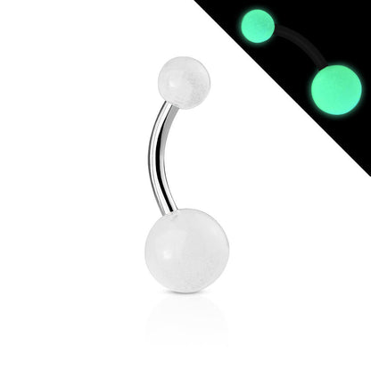 Bauchnabelpiercing Kugel Glow in the Dark