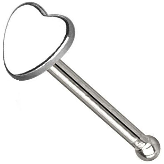 Nose Stud Heart Flat