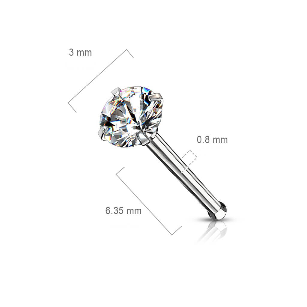 Nose Stud Zirconia