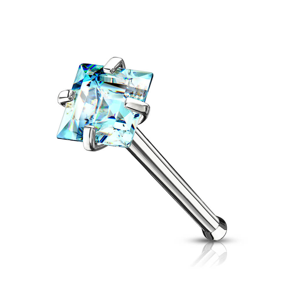 Nose Stud Square Zirconia