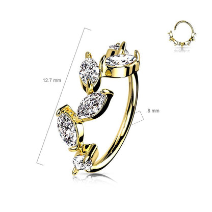 Ring Leaves Zirconia Bendable