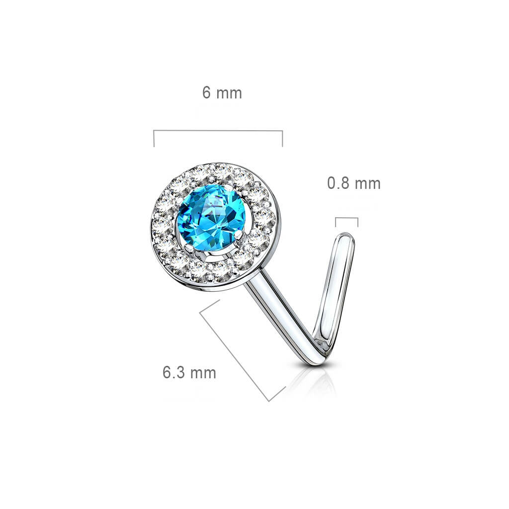 Nose L-Shape Zirconia Round