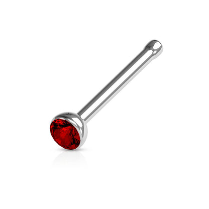 Stud Nasale Zircone e argento