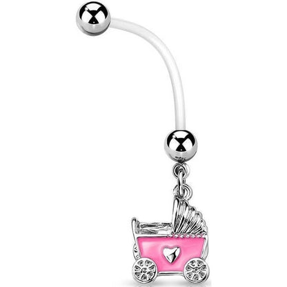 Bauchnabelpiercing Kinderwagen beweglich